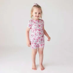 Posh Peanut Classic Pajama Short Set New