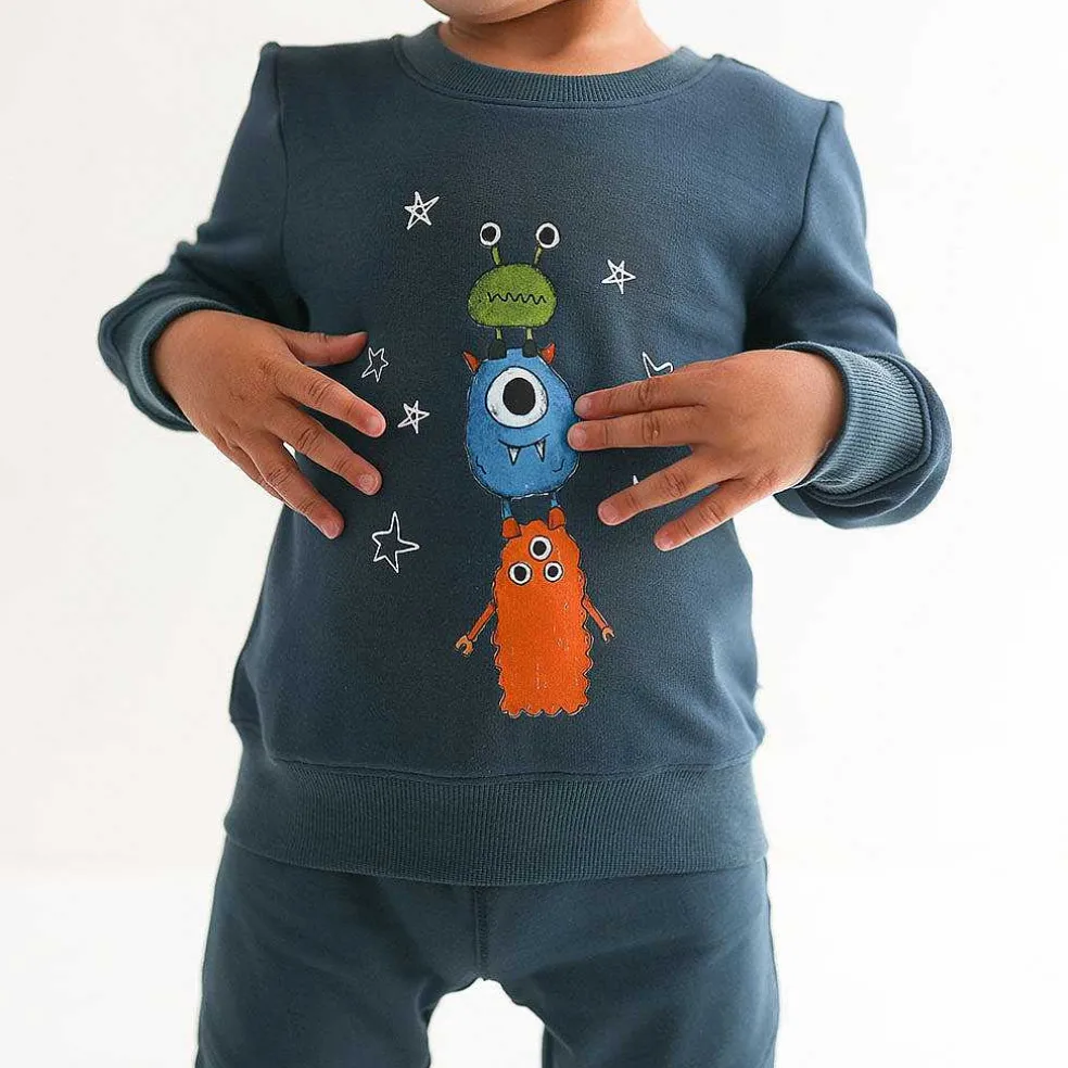 Posh Peanut Fleece Pullover Sweatshirt Fashion
