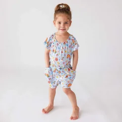 Posh Peanut Flutter Romper Best Sale