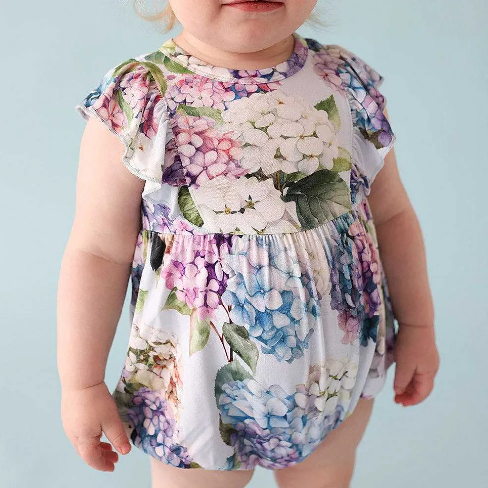 Posh Peanut Flutter Sleeve Bubble Romper Flash Sale