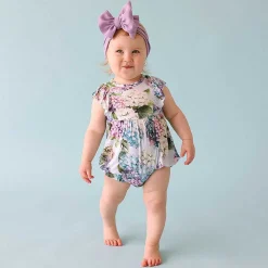 Posh Peanut Flutter Sleeve Bubble Romper Flash Sale