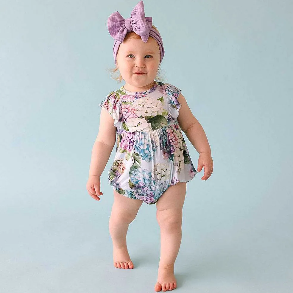 Posh Peanut Flutter Sleeve Bubble Romper Flash Sale