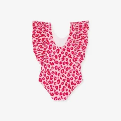 Posh Peanut Flutter Sleeve One Piece Swimsuit Cheap