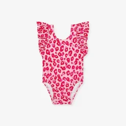 Posh Peanut Flutter Sleeve One Piece Swimsuit Cheap