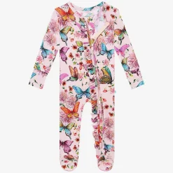 Posh Peanut Footie Ruffled Zippered One Piece Shop