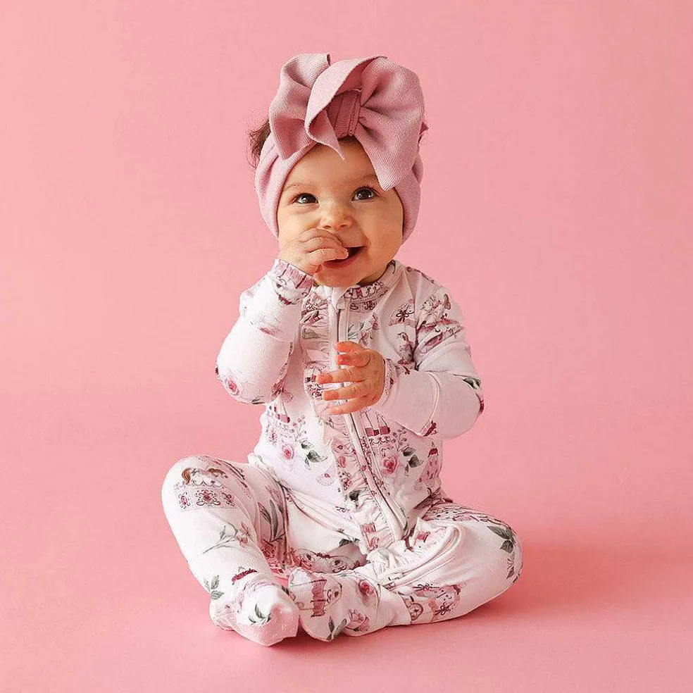 Posh Peanut Footie Ruffled Zippered One Piece Cheap