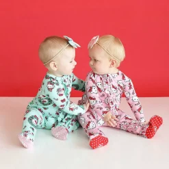 Posh Peanut Footie Ruffled Zippered One Piece Best Sale