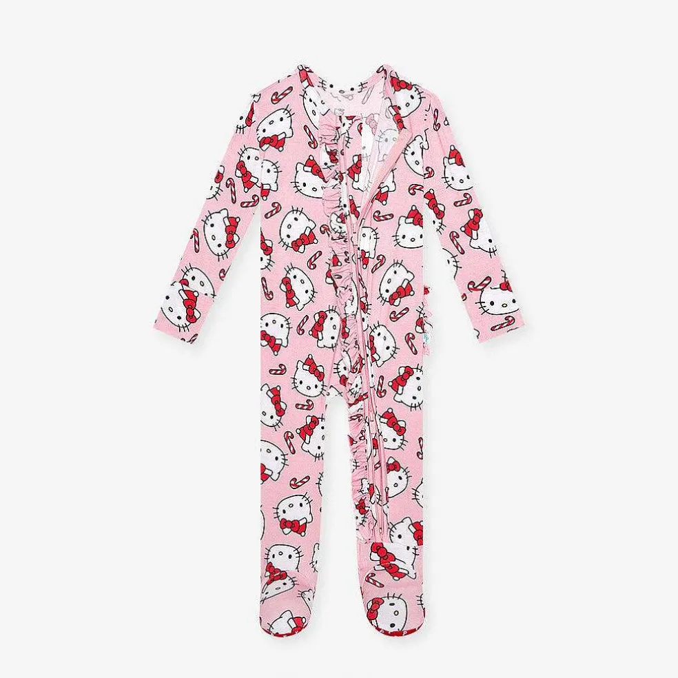 Posh Peanut Footie Ruffled Zippered One Piece Best Sale