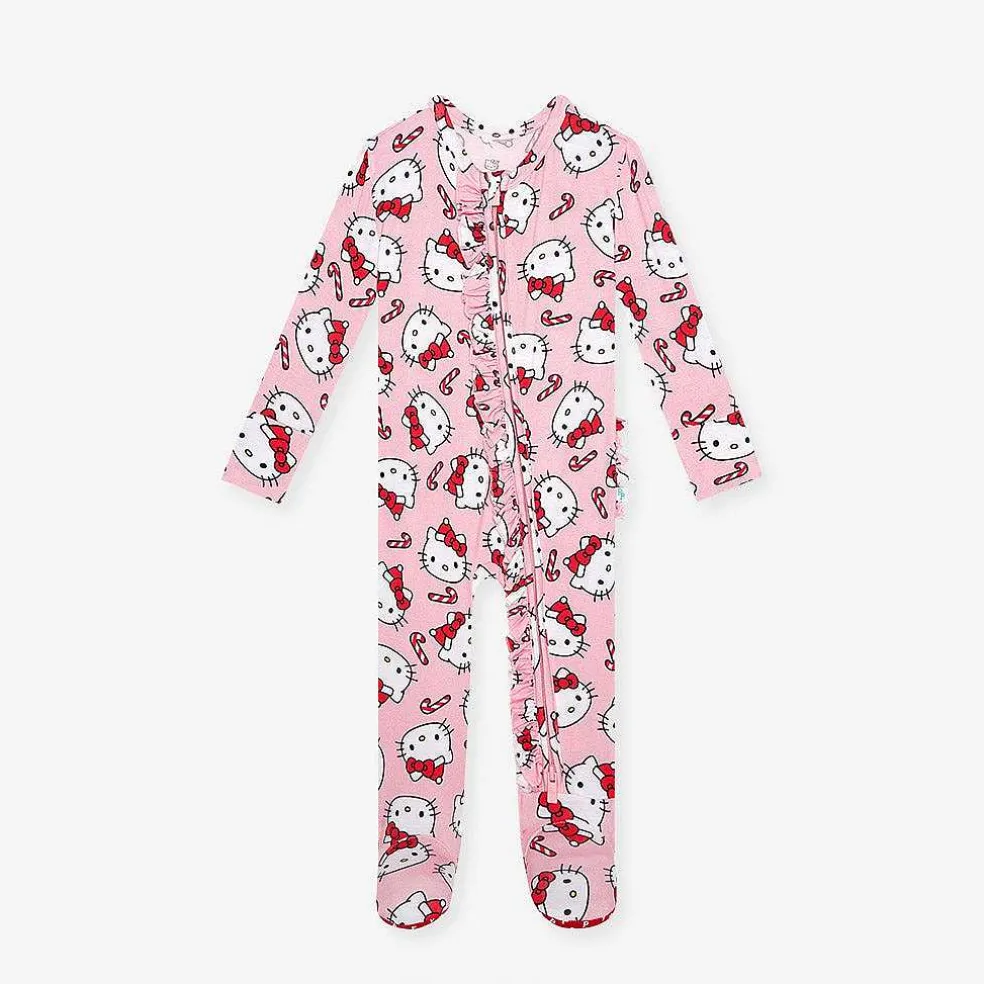 Posh Peanut Footie Ruffled Zippered One Piece Best Sale