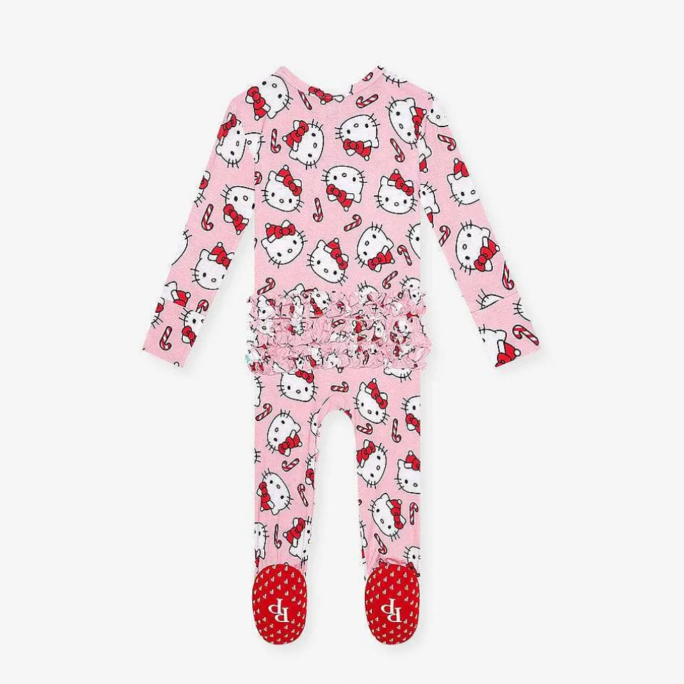Posh Peanut Footie Ruffled Zippered One Piece Best Sale