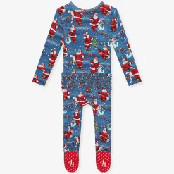 Posh Peanut Footie Ruffled Zippered One Piece Online