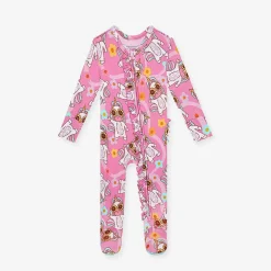 Posh Peanut Footie Ruffled Zippered One Piece Cheap
