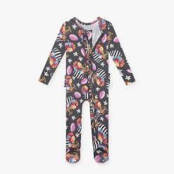 Posh Peanut Footie Ruffled Zippered One Piece Clearance