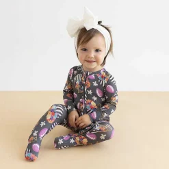 Posh Peanut Footie Ruffled Zippered One Piece Clearance