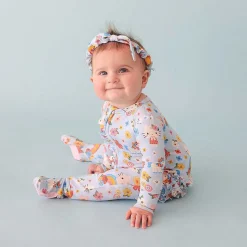 Posh Peanut Footie Ruffled Zippered One Piece Flash Sale