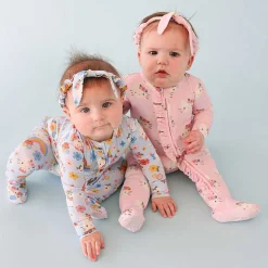 Posh Peanut Footie Ruffled Zippered One Piece Flash Sale