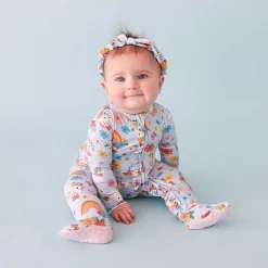 Posh Peanut Footie Ruffled Zippered One Piece Flash Sale