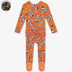 Posh Peanut Footie Ruffled Zippered One Piece Best Sale