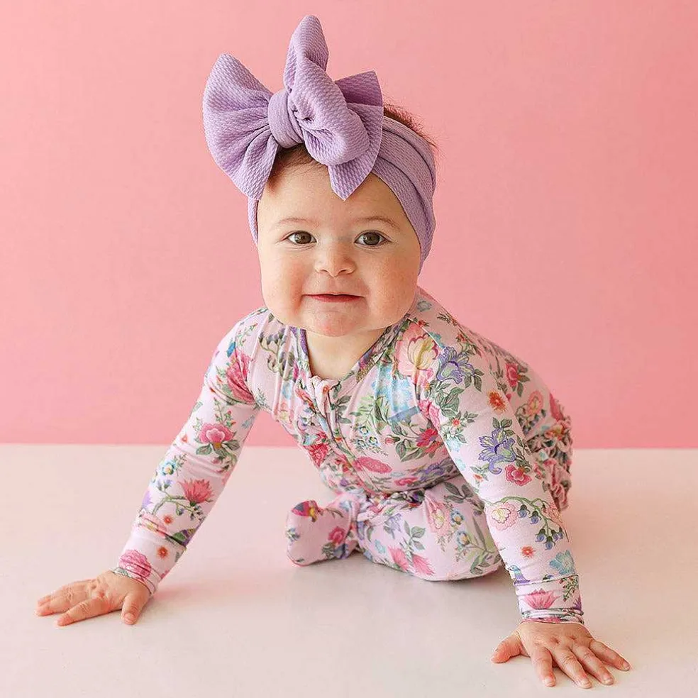 Posh Peanut Footie Ruffled Zippered One Piece Best