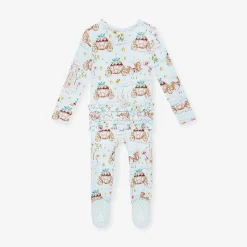 Posh Peanut Footie Ruffled Zippered One Piece Online