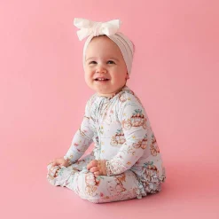 Posh Peanut Footie Ruffled Zippered One Piece Online
