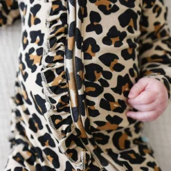 Posh Peanut Footie Ruffled Zippered One Piece Best