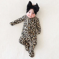 Posh Peanut Footie Ruffled Zippered One Piece Best