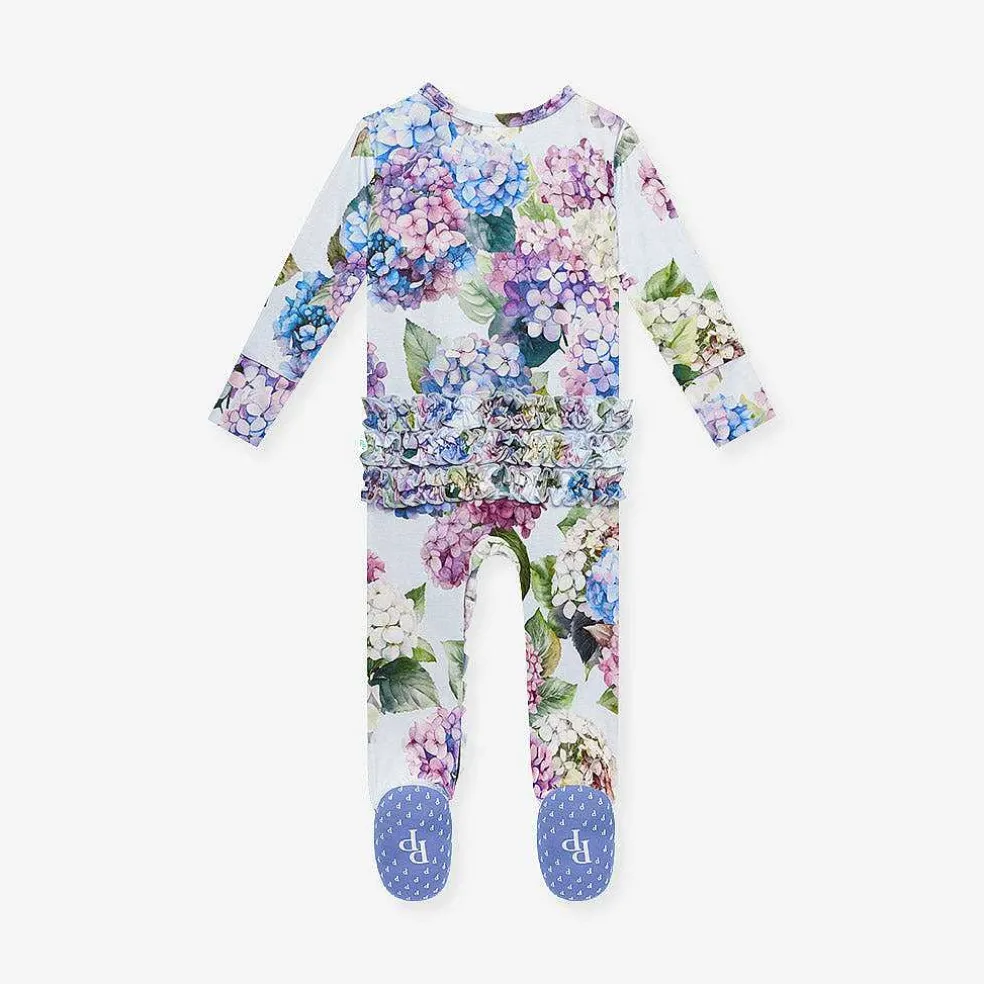 Posh Peanut Footie Ruffled Zippered One Piece Best Sale