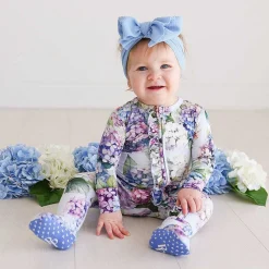Posh Peanut Footie Ruffled Zippered One Piece Best Sale