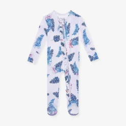 Posh Peanut Footie Ruffled Zippered One Piece Clearance