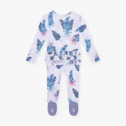 Posh Peanut Footie Ruffled Zippered One Piece Clearance