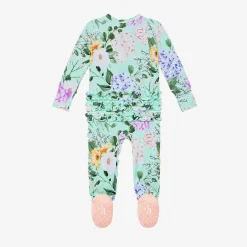 Posh Peanut Footie Ruffled Zippered One Piece Best