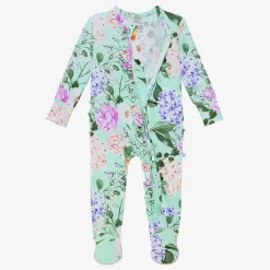 Posh Peanut Footie Ruffled Zippered One Piece Best