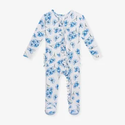 Posh Peanut Footie Ruffled Zippered One Piece Cheap