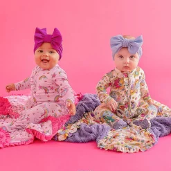 Posh Peanut Footie Ruffled Zippered One Piece Discount