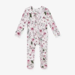 Posh Peanut Footie Ruffled Zippered One Piece Sale