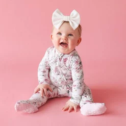 Posh Peanut Footie Ruffled Zippered One Piece Sale