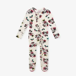 Posh Peanut Footie Ruffled Zippered One Piece Best Sale