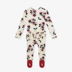 Posh Peanut Footie Ruffled Zippered One Piece Best Sale
