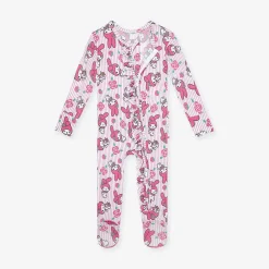 Posh Peanut Footie Ruffled Zippered One Piece Cheap