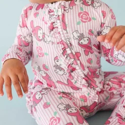 Posh Peanut Footie Ruffled Zippered One Piece Cheap