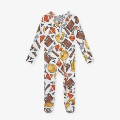 Posh Peanut Footie Zippered One Piece Cheap