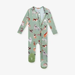 Posh Peanut Footie Zippered One Piece Flash Sale