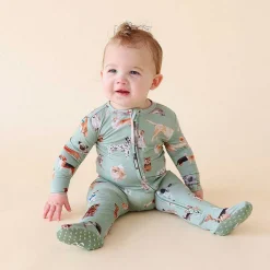 Posh Peanut Footie Zippered One Piece Flash Sale
