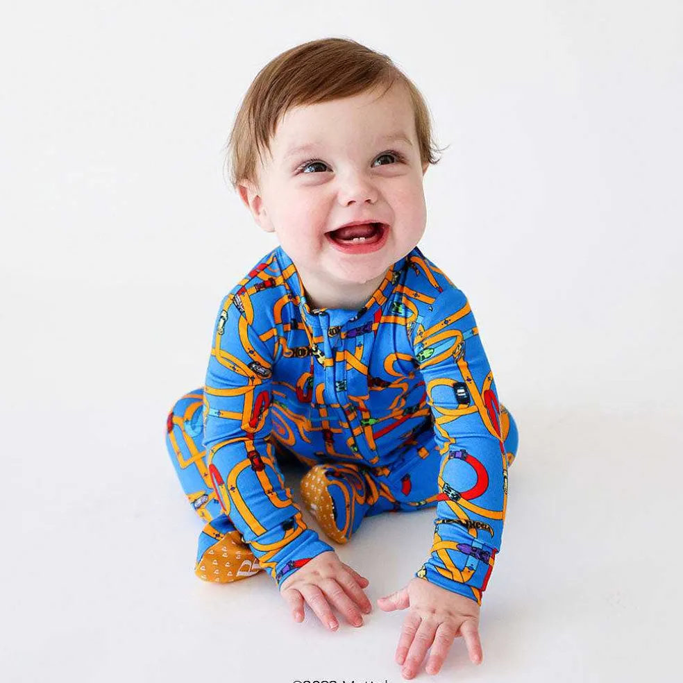 Posh Peanut Footie Zippered One Piece Fashion