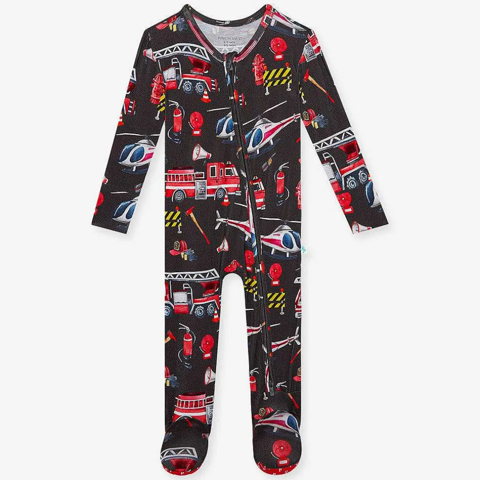 Posh Peanut Footie Zippered One Piece Cheap