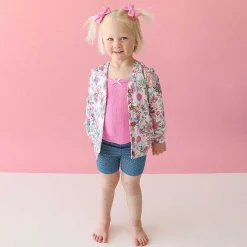 Posh Peanut French Terry Button Cardigan Outlet
