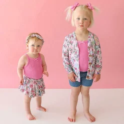 Posh Peanut French Terry Button Cardigan Outlet