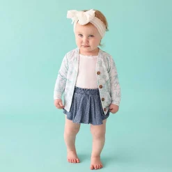Posh Peanut French Terry Button Cardigan Store