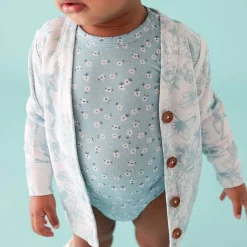 Posh Peanut French Terry Button Cardigan Store